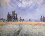 Claude Monet Wheat Field painting